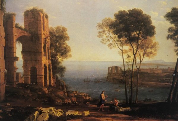 Клод Лоррен бегство в Египет