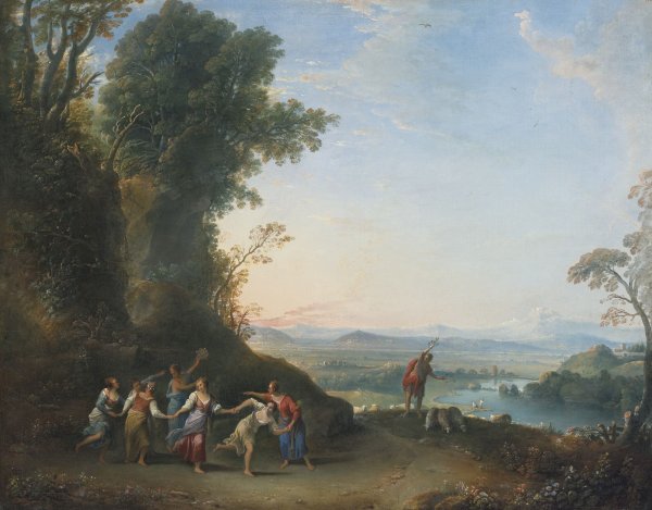 Клод Лоррен пасторальный пейзаж