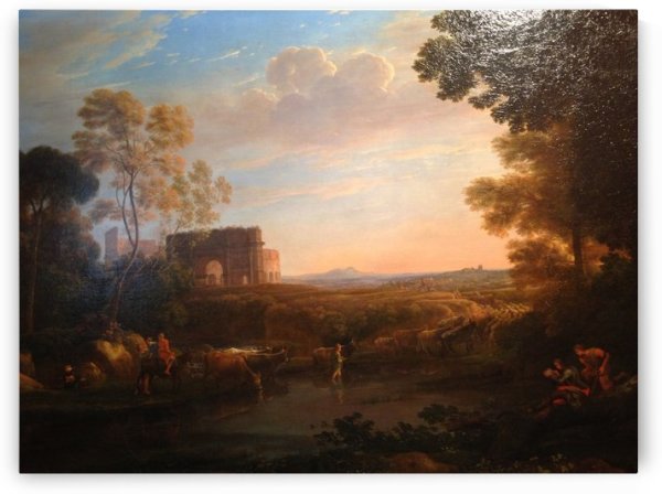 Пейзаж с Асканием стреляющим в оленя Лоррен