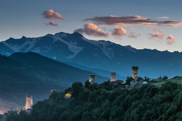Сванетия вечером