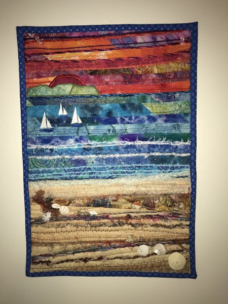 Лоскутные картины Карен Экмайер