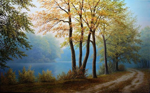 Художник Владислав Кошелев осень