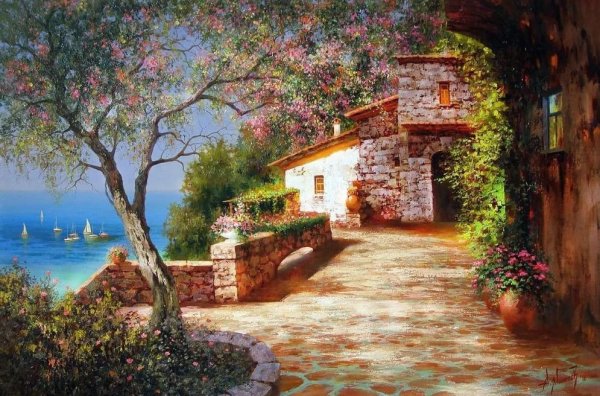 Художник Хаш, Карл (Carl Hasch.)