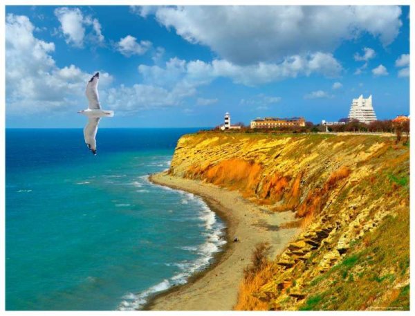 Пейзаж море Анапа