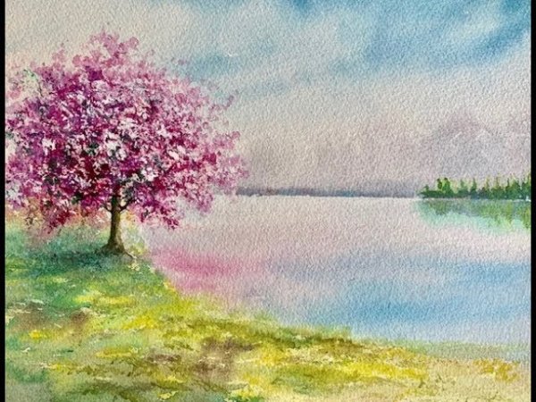 Рисование губкой