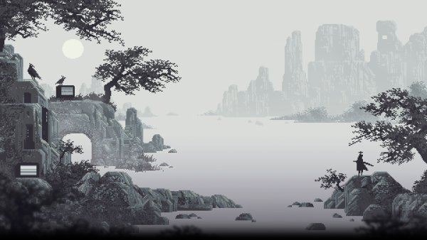 Искажённый пейзаж (статичный)