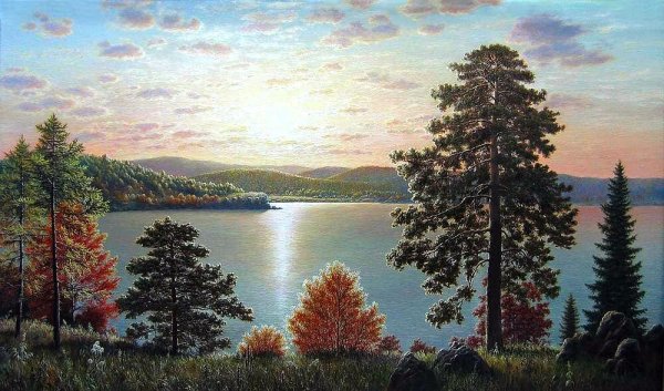 Асимметричная композиция в живописи пейзажи