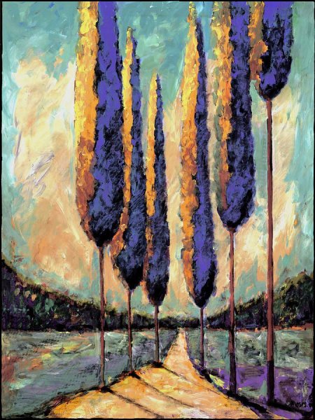 Картина вертикальная