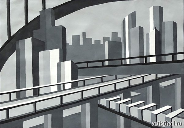 Композиция город