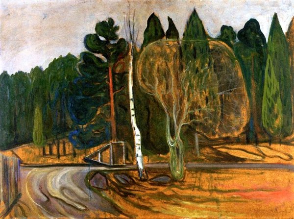 Эдвард Мунк пейзажи