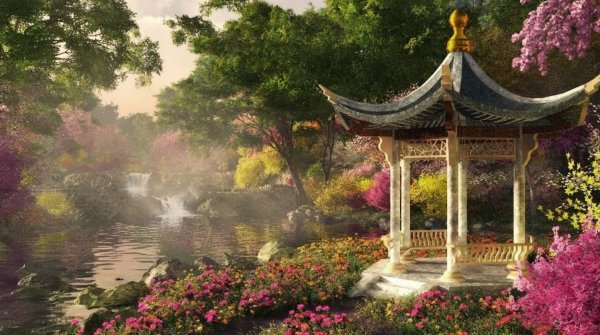 Восток пейзаж