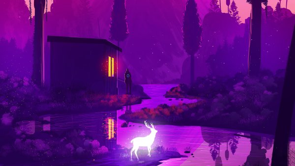 Неоновый лес