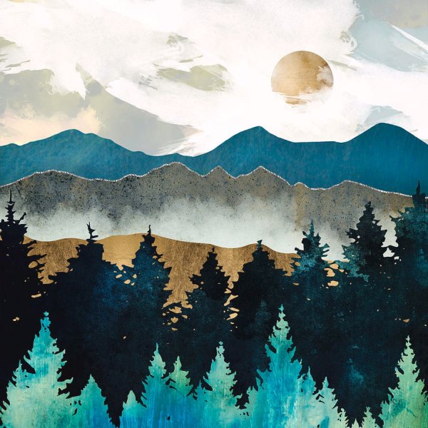 Пейзаж в скандинавском стиле