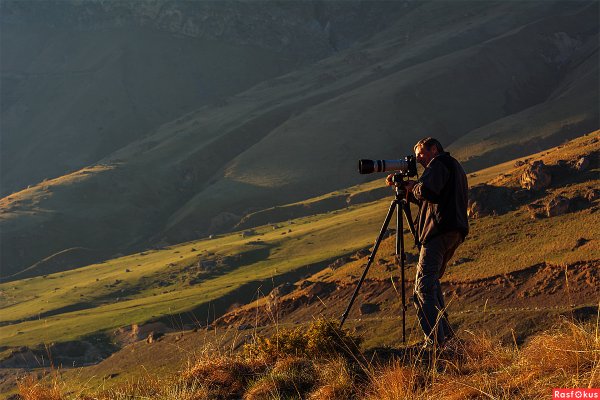 Фотоаппарат в горах