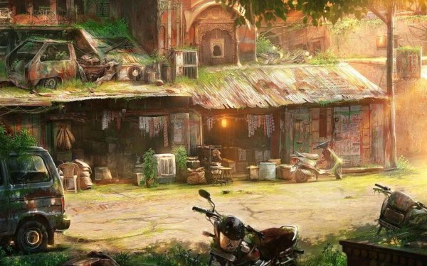 Постапокалиптический пейзаж