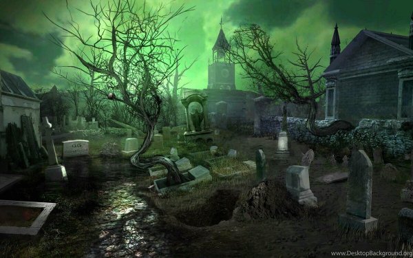 Страшное кладбище