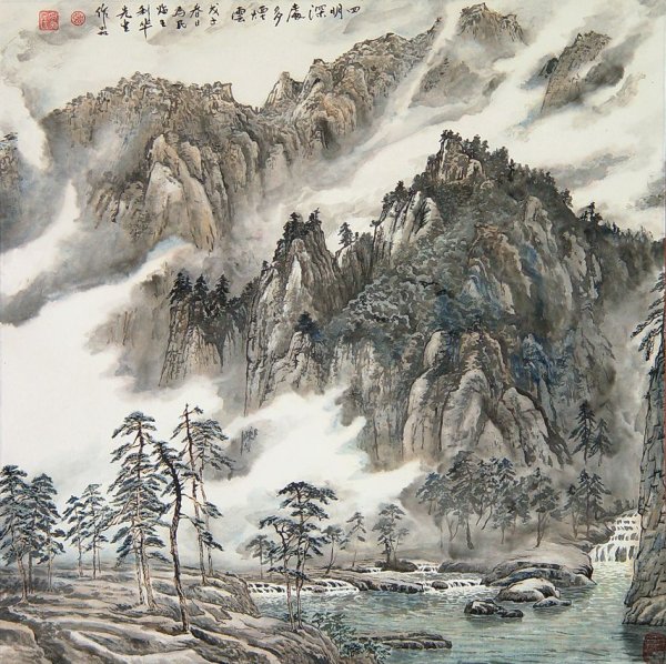 Гохуа китайская живопись портрет