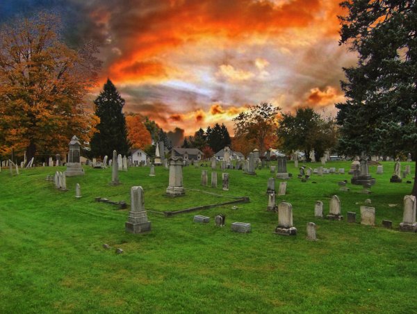 Кладбищенские пейзажи