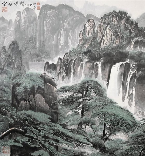 Китайская живопись горы