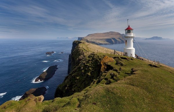 Маяк на острове Мичинес, Фарерские острова