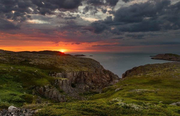 Баренцево море полуостров Рыбачий