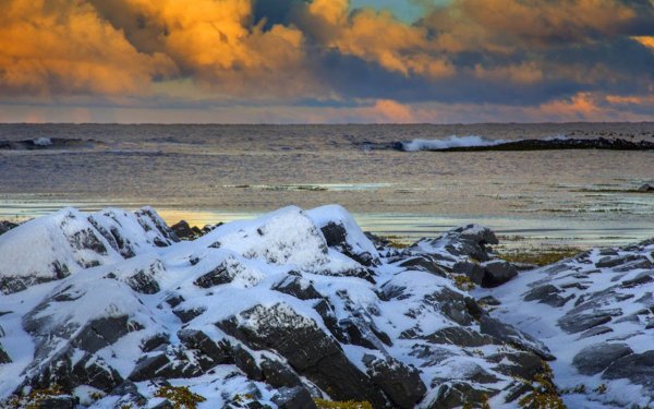 Кольский полуостров Баренцево море Териберка