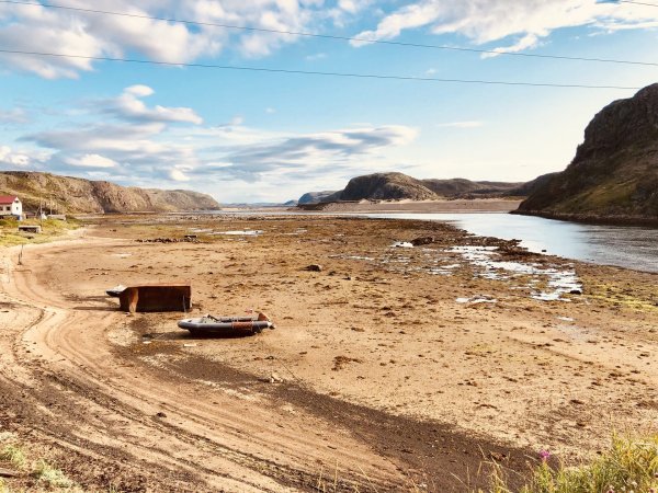 Мурманск берег Баренцева моря