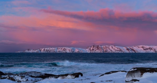 Берег Баренцева моря Териберка