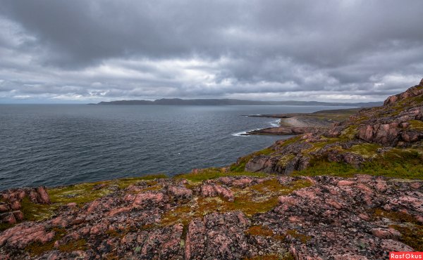 Сопки и море Кольский полуостров