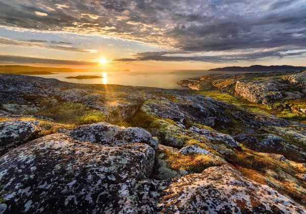 Мурманск берег Баренцева моря