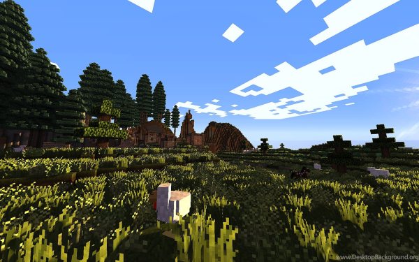 Minecraft ландшафт