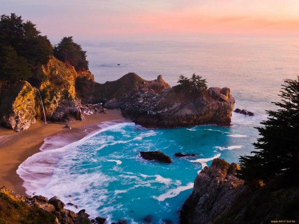 Побережье Биг-сюр (big-sur), Калифорния