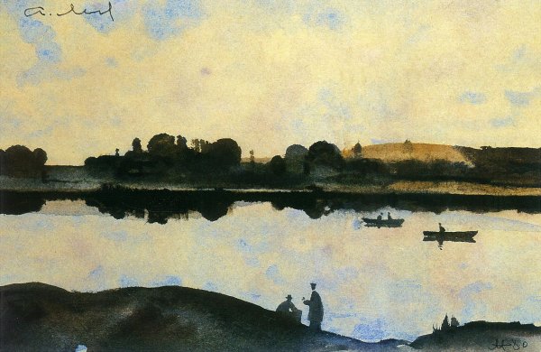 Андрей Андреевич Мыльников акварель