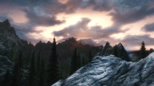 Tes 5 Skyrim пейзажи