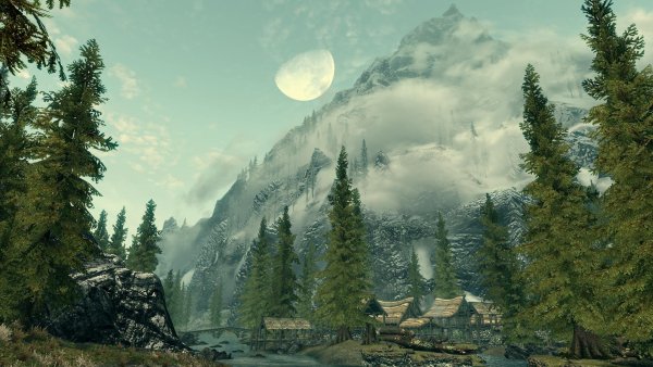 Скайримские пейзажи