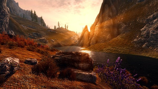 Горы Скайрима