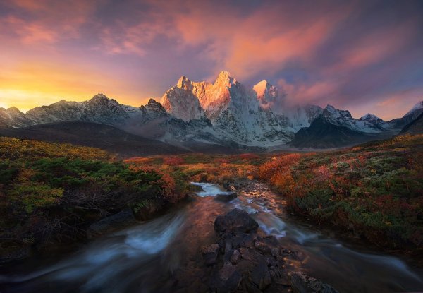 Непал Покхара Гималаи