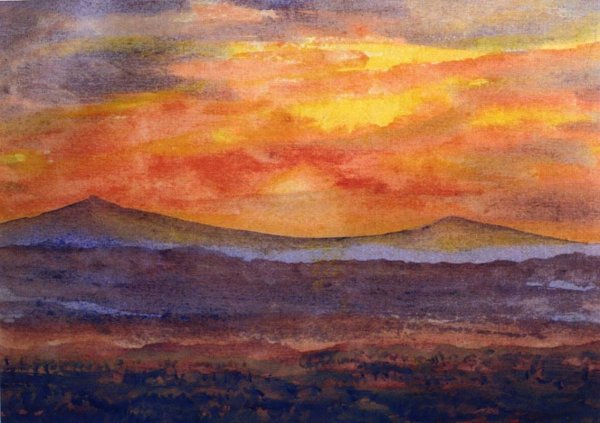 Картина в музее Чижевского солнце