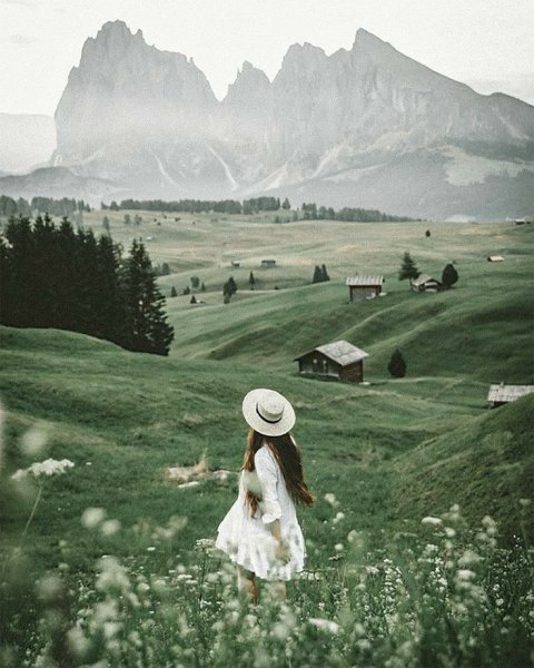 Красивые пейзажи с людьми