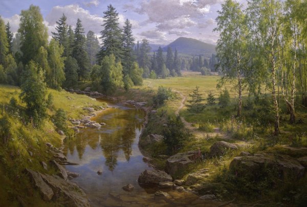 Художник пейзажист Басов Сергей