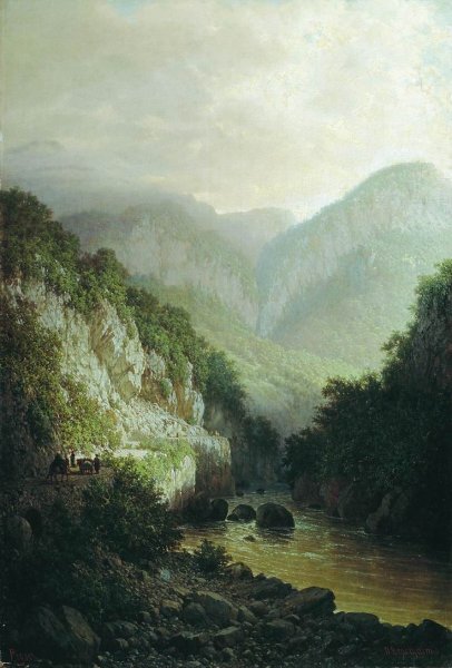 Картины Петр Верещагин Кавказ 1869