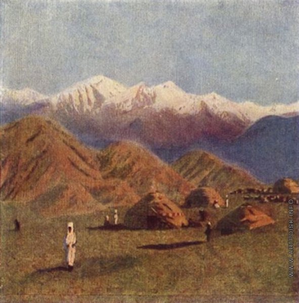 Киргизские кочевья Верещагин