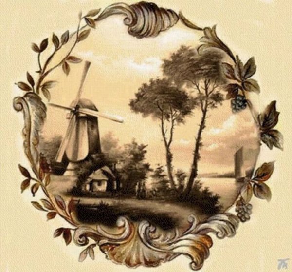 Декупажные карты пейзажи