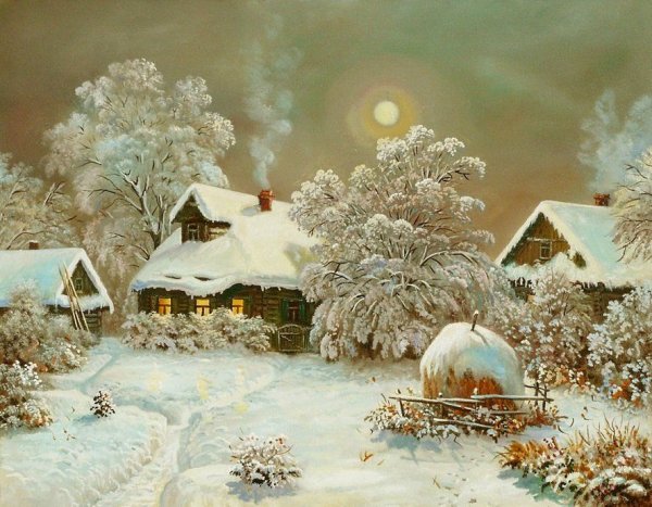 Джордж Ковач Рождественский пейзаж