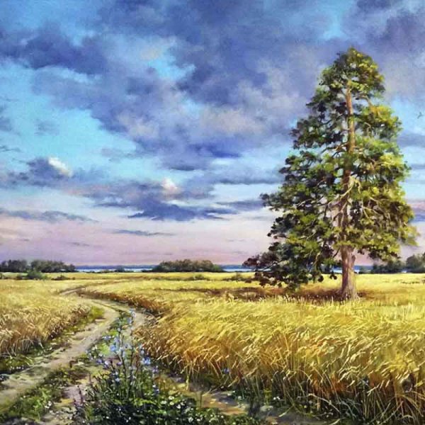 Сергей Минаев картины поле