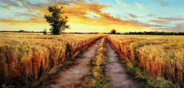 Левитан рожь картина