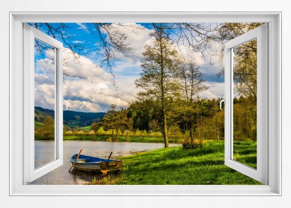Пейзаж в окне