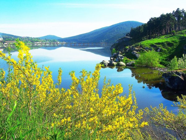 Мост Уфа река белая