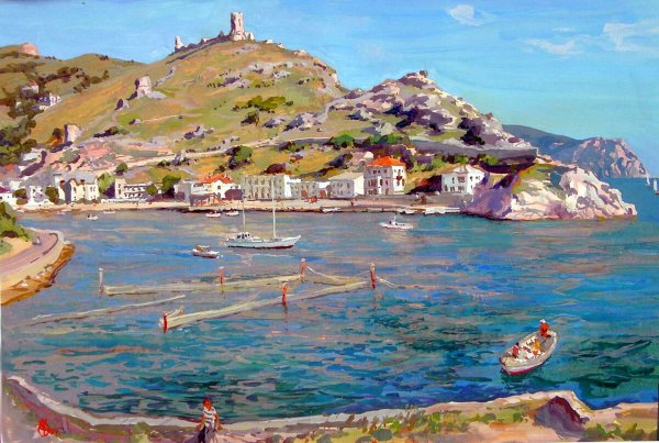 Памятник затопленным кораблям Севастополь картина