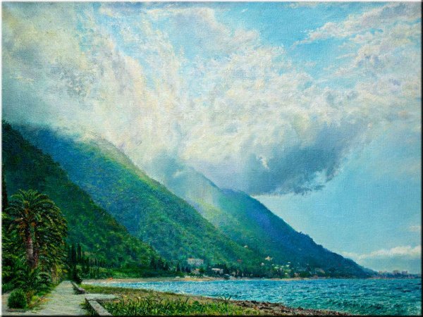 Цвижба пейзажи Гагра Абхазия